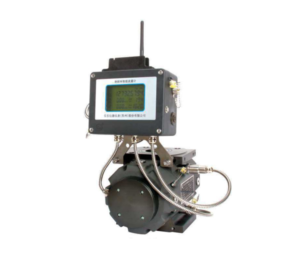 Internet of things single display waist wheel flowmeter